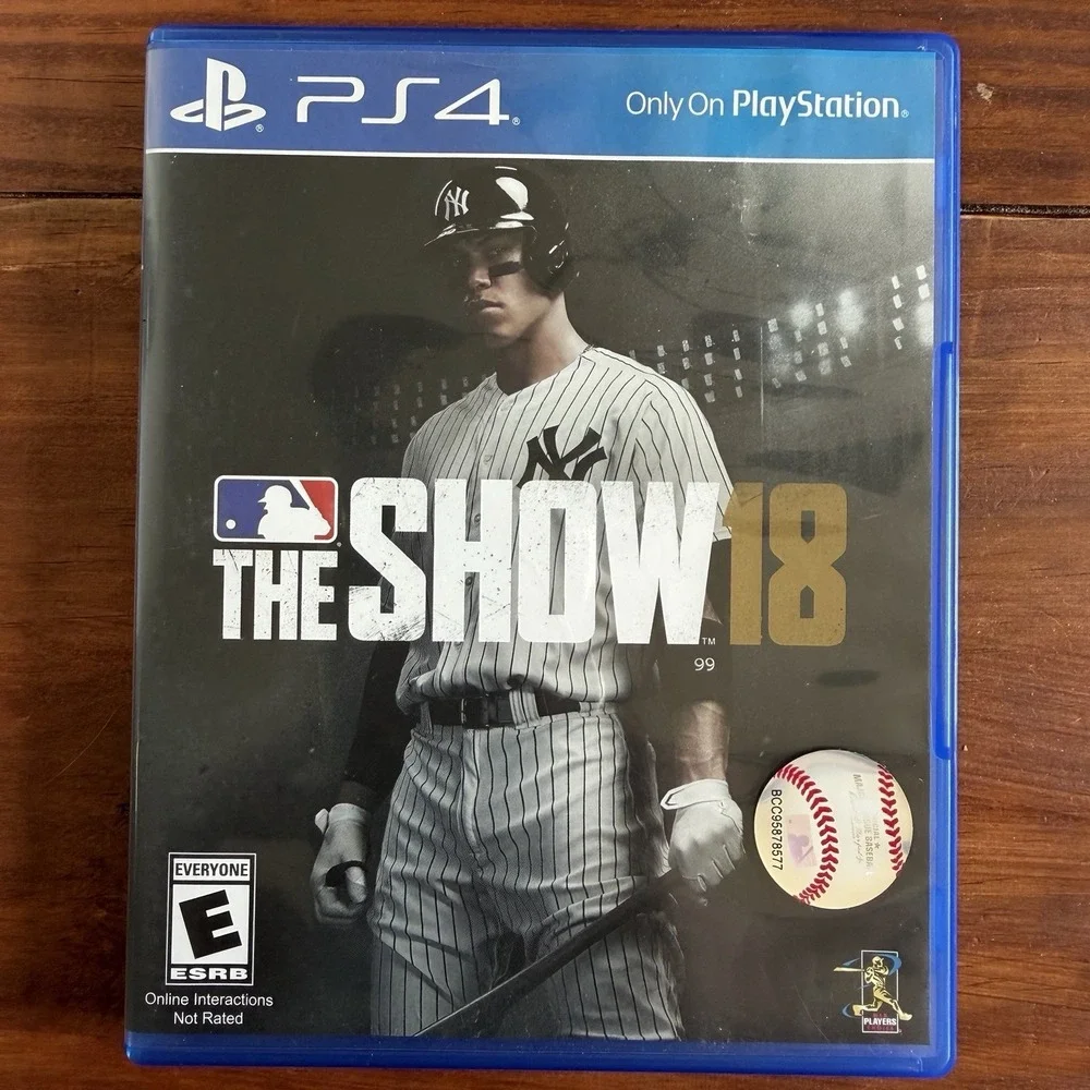 MLB The Show 18 (PlayStation 4, 2018) Aaron‎ Judge Yankees Cover